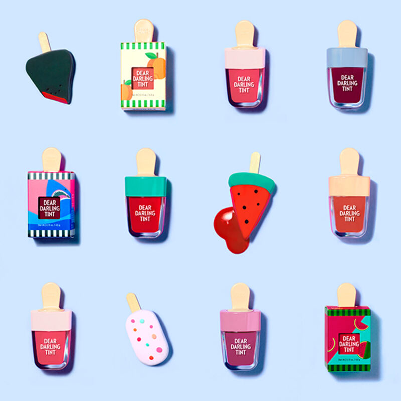 Etude House Dear Darling Water Gel Tint Ice Cream Red Bean - Image 3