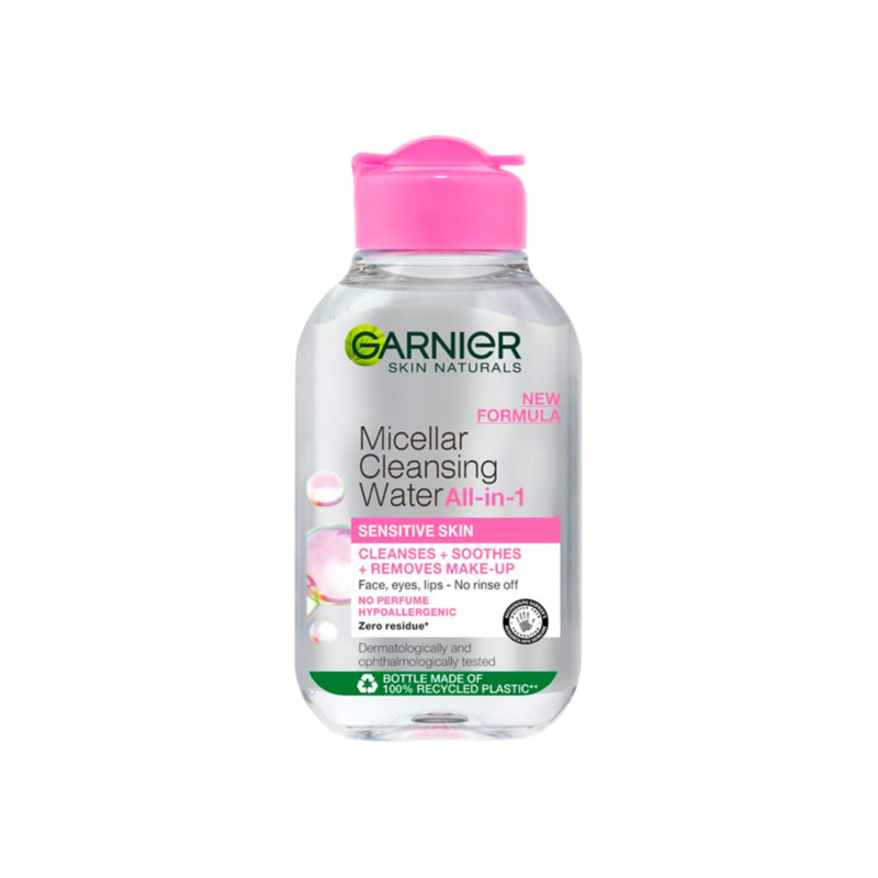 Garnier Micellar Cleansing Water Even For Sensitive Skin 100ml - Image 1