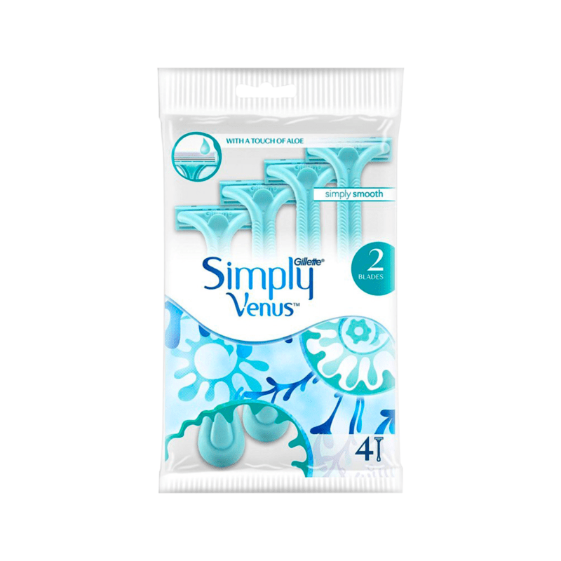 Gillette Simply Venus Razor For Women 4Pcs - Image 1