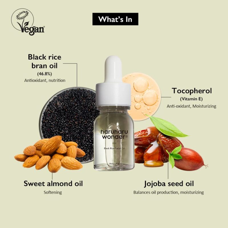 Haru Haru WONDER Black Rice Facial Oil 10ml - Image 4