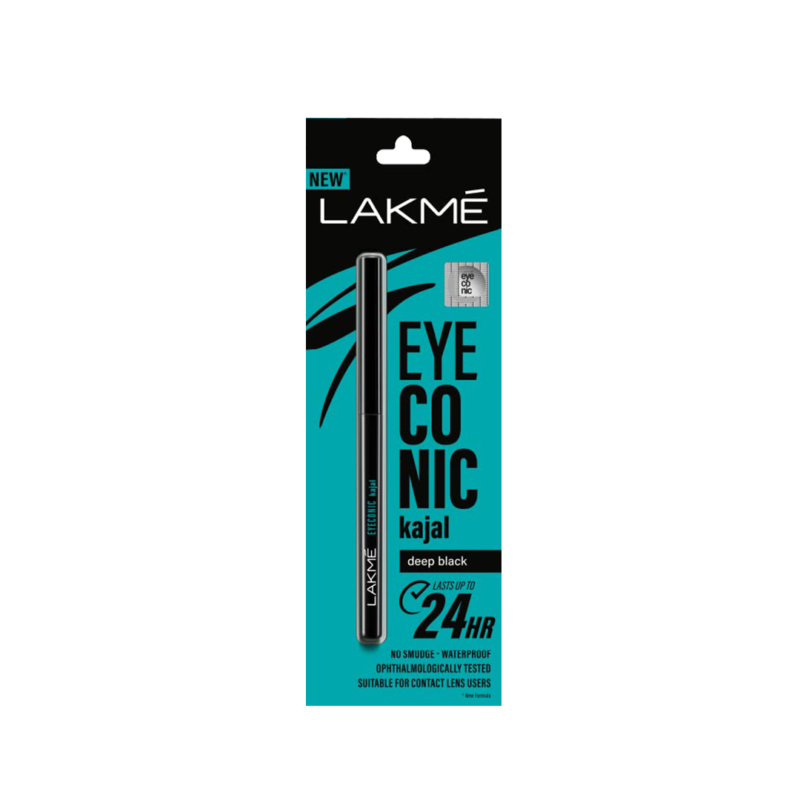 Lakme-Eyeconic-Kajal-–-Deep-Black-24H-0.35g.png Lakme Eyeconic Kajal - Deep Black 24H 0.35g - Image 1