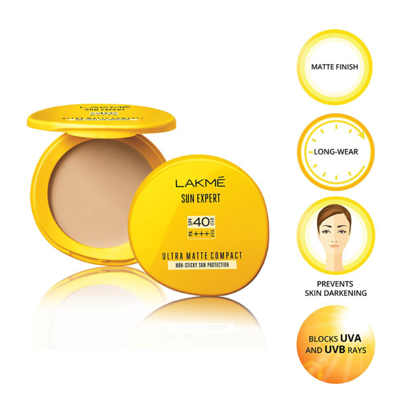 Lakme Sun Expert Spf 40 Uvb Ultra Matte Compact 7g - Image 5