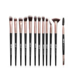 Maange Black Eye Makeup Brush Set - 12pcs