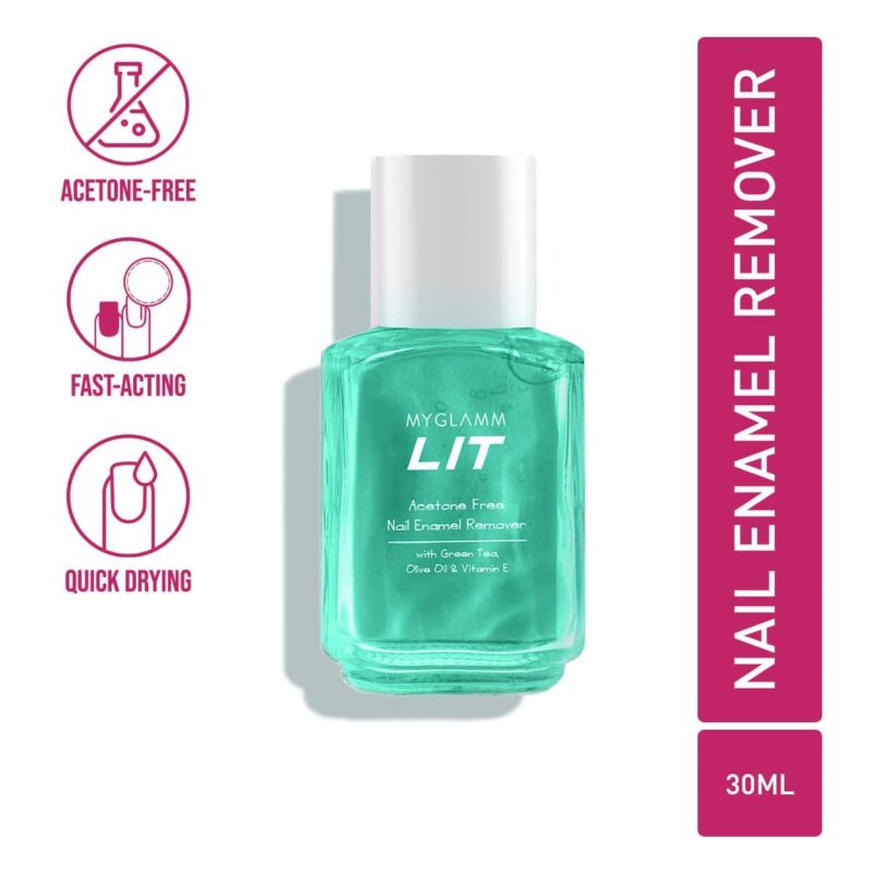 MyGlamm-Lit-Nail-Enamel-Remover-30ml.jpg MyGlamm Lit Nail Enamel Remover - 30ml - Image 2