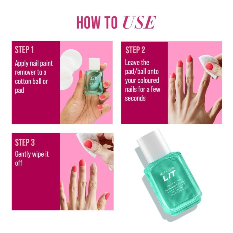 MyGlamm-Lit-Nail-Enamel-Remover-30ml5.jpg MyGlamm Lit Nail Enamel Remover - 30ml - Image 8