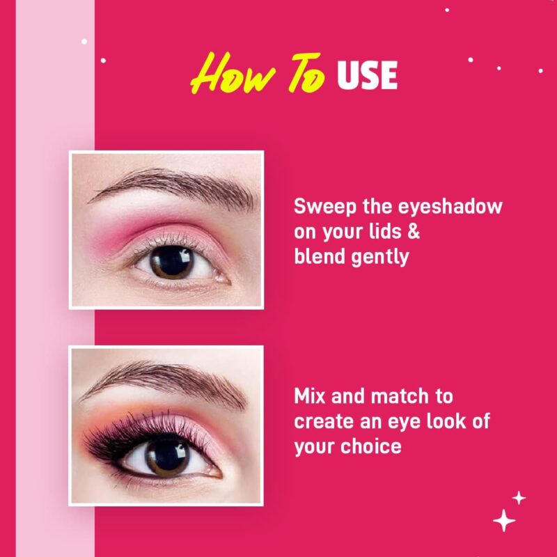 MyGlamm POPxo Makeup Collection 4 Eyeshadow Kit - Hot Mess (Expiry: 31/10/2026) - Image 6