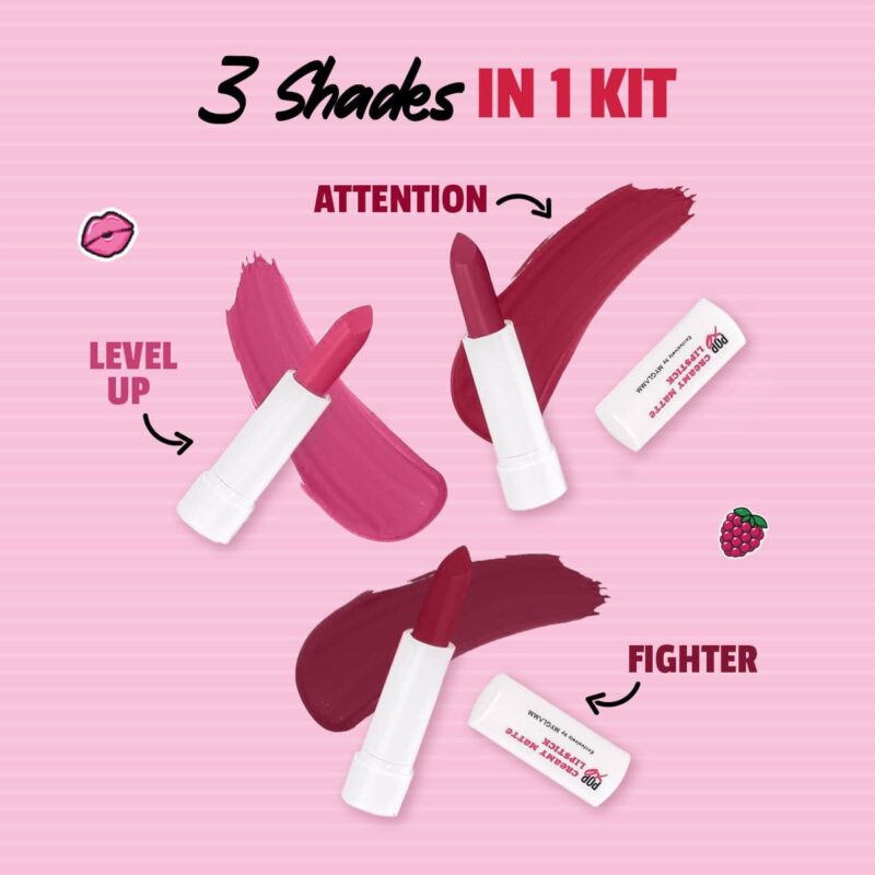 MyGlamm POPxo Makeup Collection Mini Lip Kit - Power Trip - Image 3