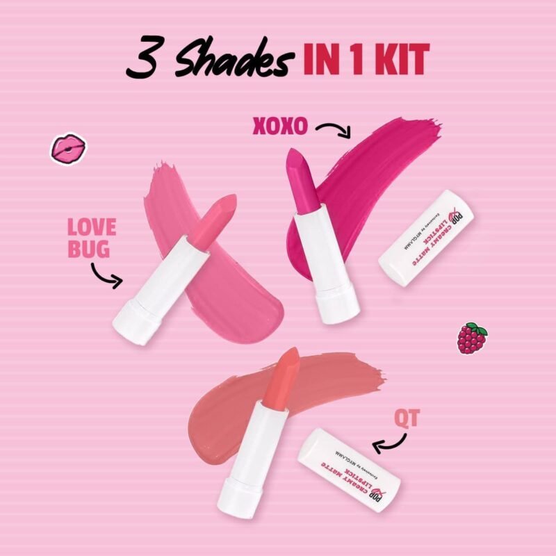 MyGlamm POPxo Makeup Collection Mini Lip Kit - Pretty Mess (Expiry: 30/06/2026) - Image 3