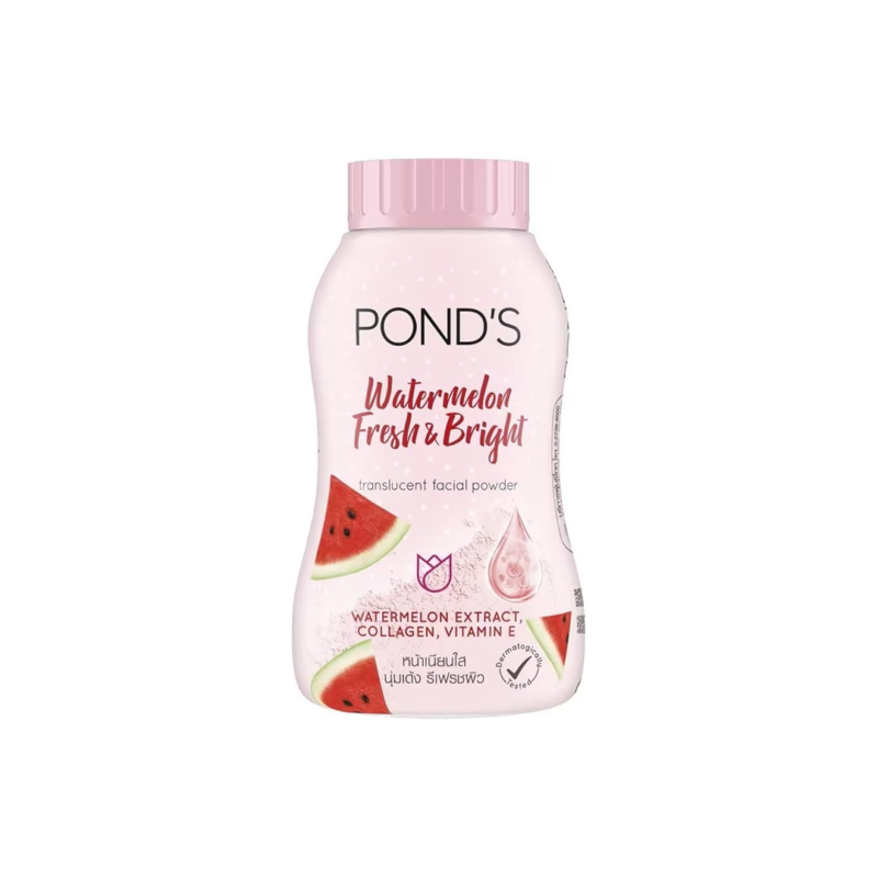 Ponds Watermelon Fresh & Bright Translucent Facial Powder 50g - Image 1