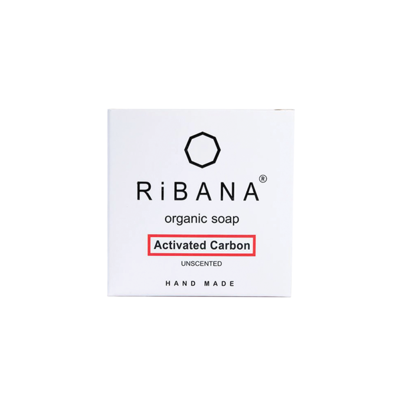 RiBANA Activated Carbon Soap - 95gm - Image 1