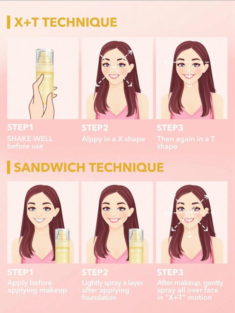 Sheglam Matte Fresh Setting Spray -55ml - Image 4