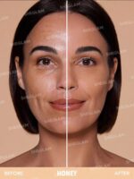 Sheglam Skin-Focus High Coverage Powder Foundation -Honey - Image 2