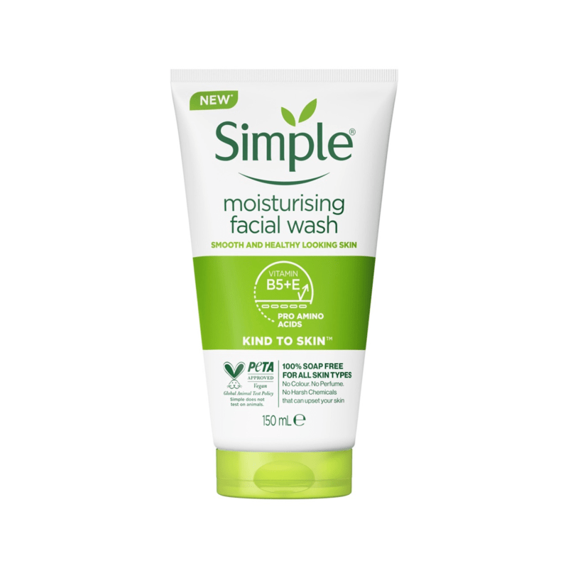 Simple-Kind-To-Skin-Moisturising-Face-Wash-150ml.png Simple Kind To Skin Moisturising Face Wash 150ml - Image 1