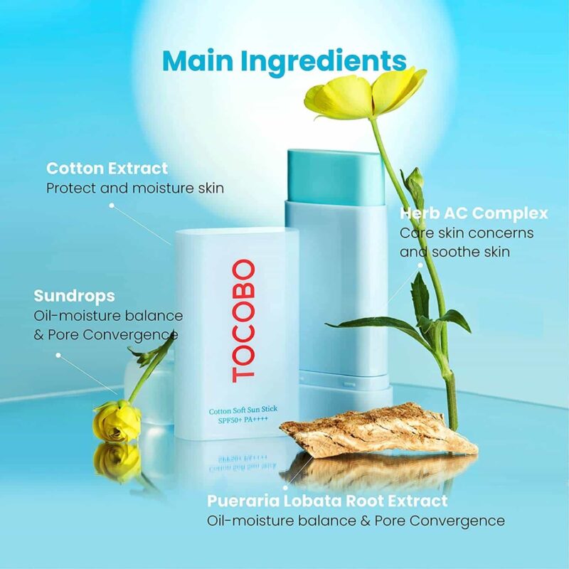 TOCOBO-COTTON-SOFT-SUN-STICK-agetune-2.jpeg Tocobo Cotton Soft Sun Stick SPF50+ PA++++ 19gm - Image 4