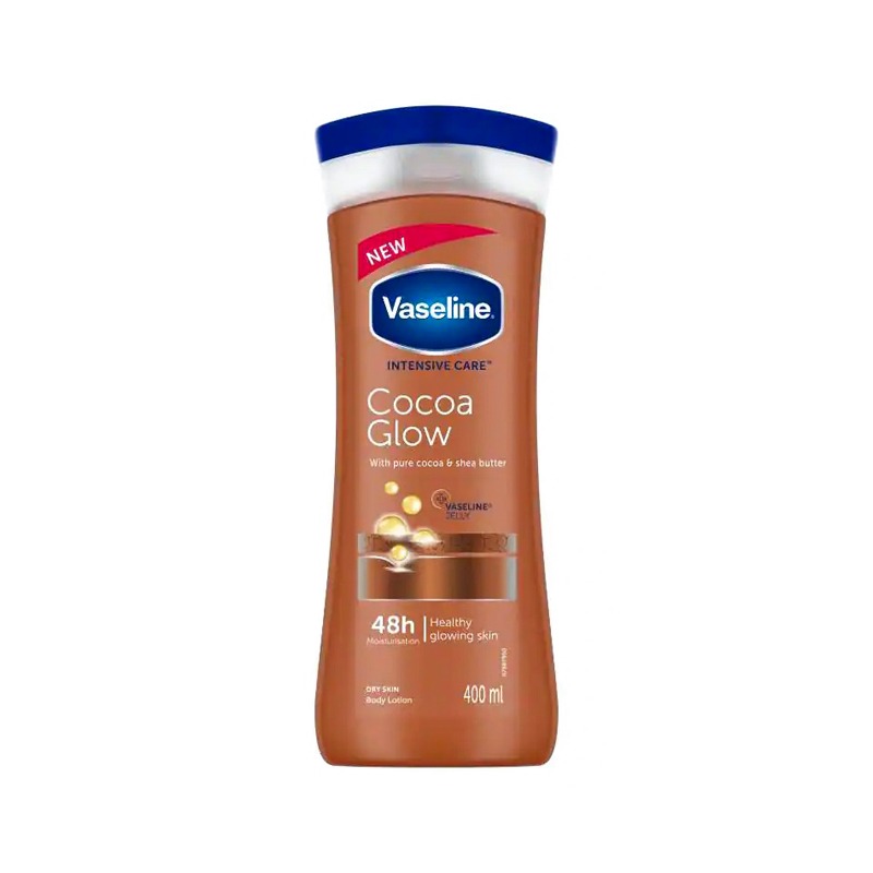 Vaseline Intensive Care Cocoa Glow 48H Moisturising Body Lotion 400ml