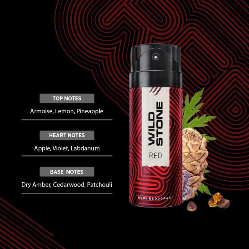 Wild Stone Red Deodorant Spray For Men 150ml - Image 2