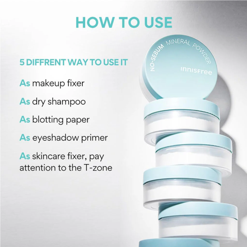Innisfree No Sebum Mineral Powder 5g - Image 4