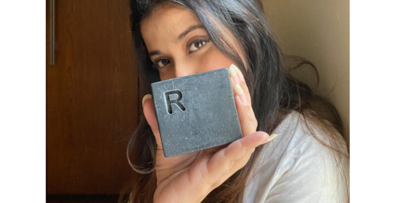 RiBANA Activated Carbon Soap - 95gm - Image 3