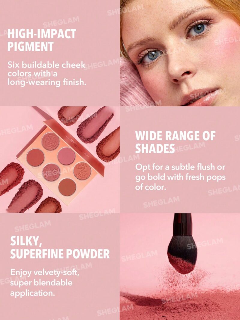 Sheglam Floral Flush Blush Palette - Multicolor - Image 5