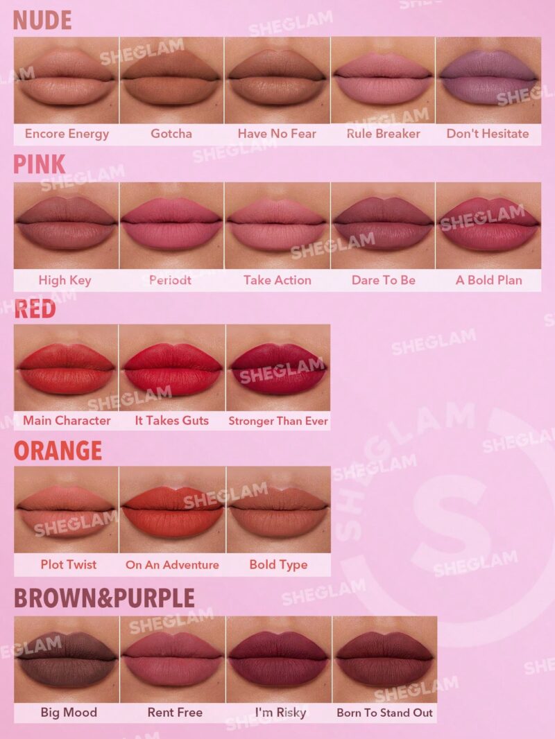 Sheglam Dynamatte Boom Long-lasting Matte Lipstick - Stronger Than Ever - Image 5