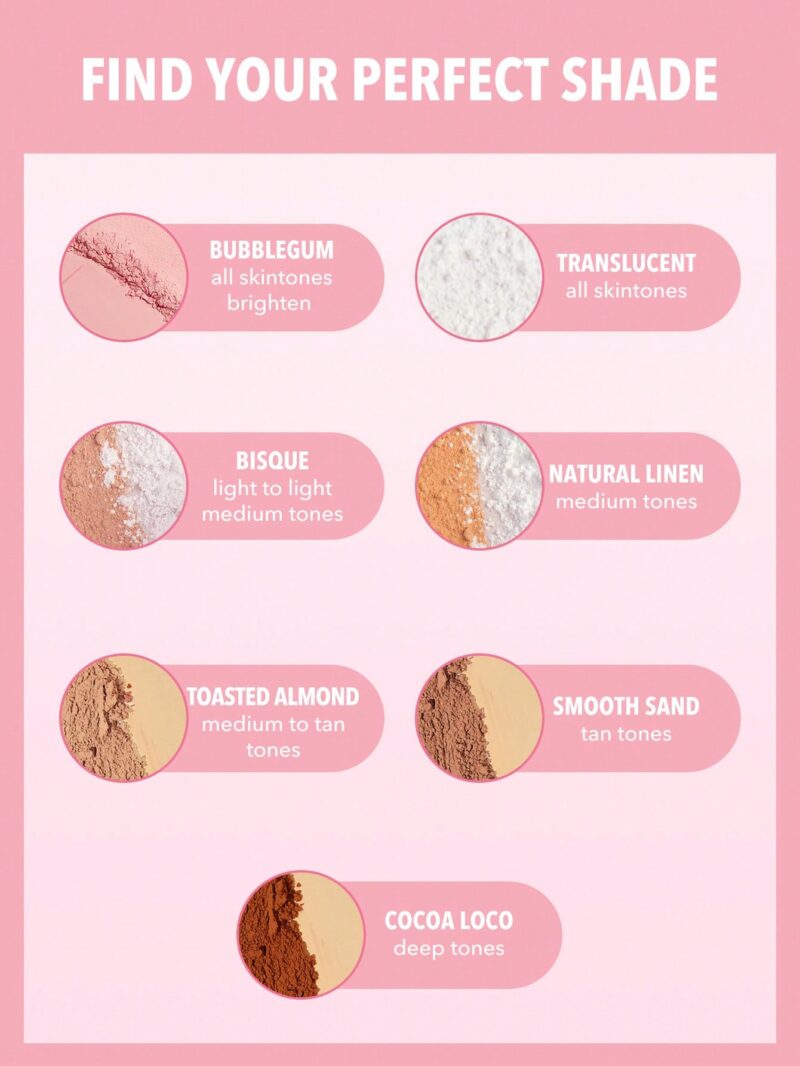 Sheglam Insta-Ready Face & Under Eye Setting Powder Duo - Bubblegum - Image 5