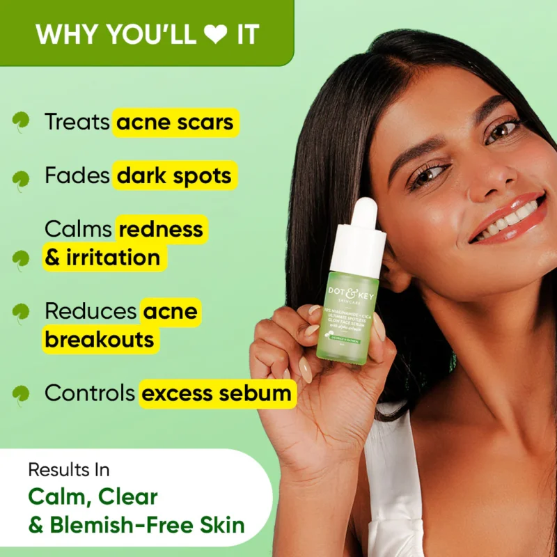 Dot & Key Cica + 10% Niacinamide Spot Reduction Face Serum 30ml - Image 4