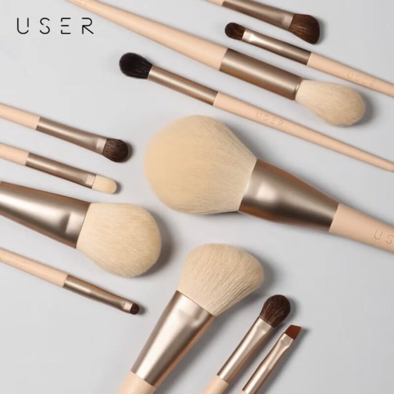 USER Morandi Series Cosmetic 12pcs Brush Set - Image 5