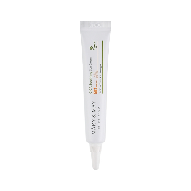 Mary & May Vegan CICA Soothing Sun Cream SPF50+ PA++++ 12g