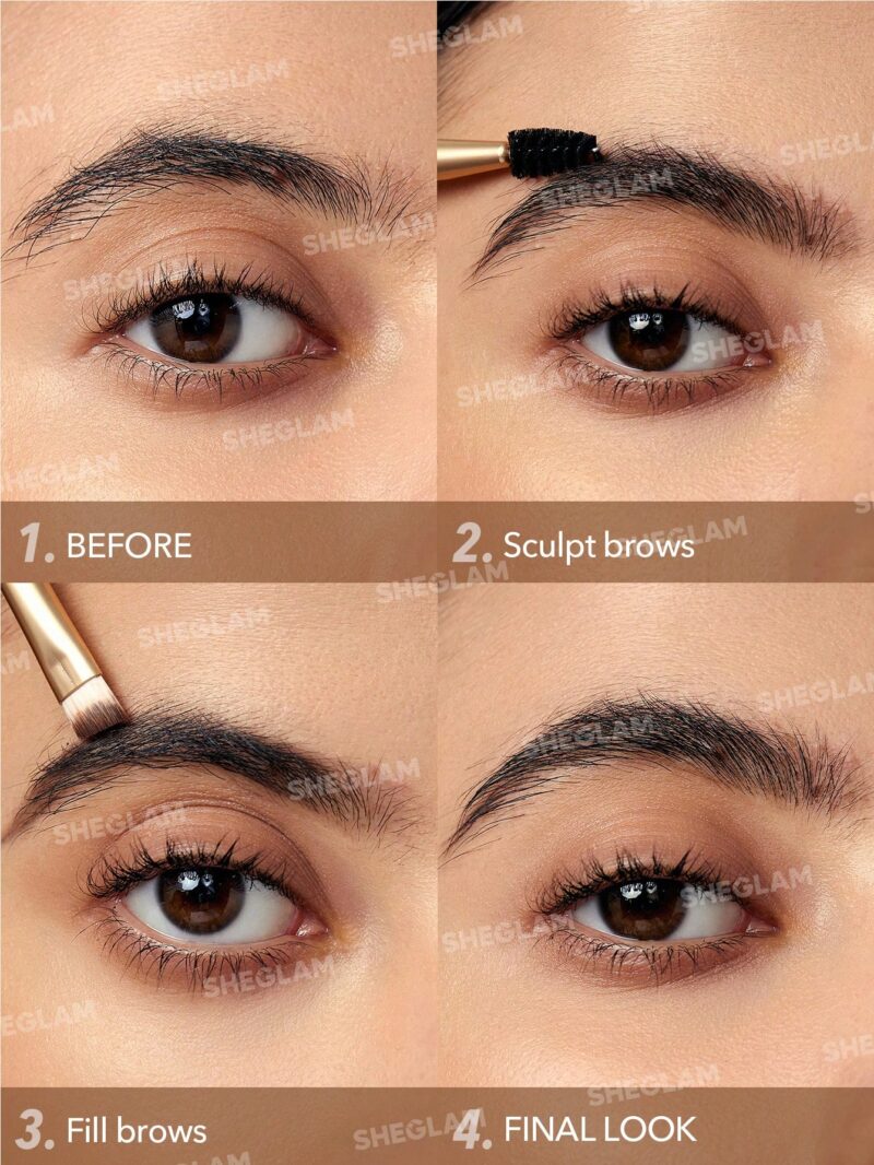 Sheglam Boss Brow Waterproof Pomade - Dark Brown2 Sheglam Boss Brow Waterproof Pomade - Dark Brown - Image 4