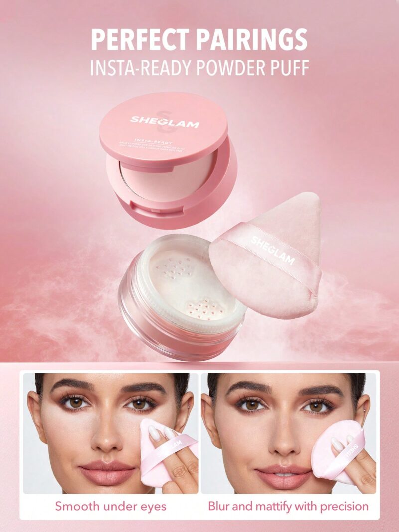 Sheglam Insta-Ready Powder Puff 3pcs - Image 5
