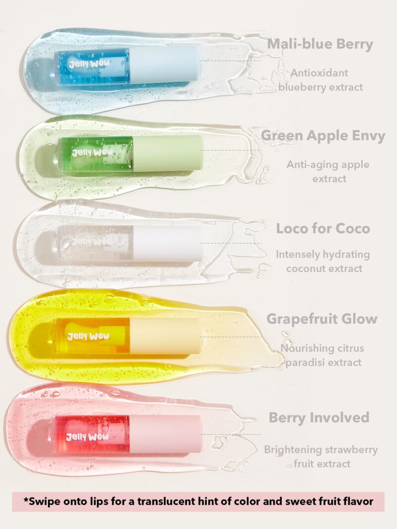Sheglam Jelly Wow Hydrating Lip Oil -Grapefruit Glow - Image 2