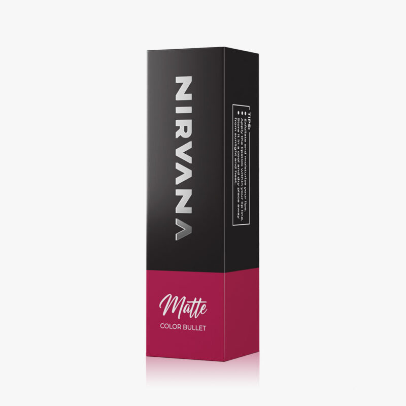 Nirvana Color Matte Bullet Lipstick - Berry Lips B01 5gm - Image 2
