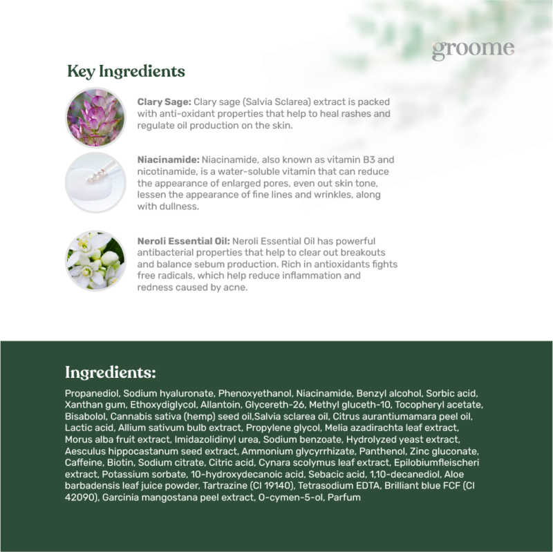 Groome Acne Clear & Pore Minimizing Treatment 15ml - Image 6