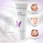 Lilac Advanced Brightening Face Wash Dry And Sensitive Skin 120ml - Image 4
