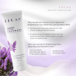 Lilac Advanced Brightening Face Wash Dry And Sensitive Skin 120ml - Image 2