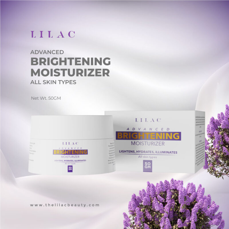 Lilac Advanced Brightening Moisturizer- All Skin Types 50gm - Image 4