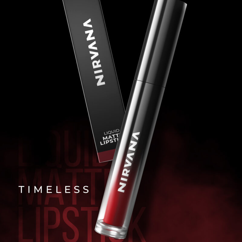 Nirvana Color Liquid Matte Lipstick - Timeless L02 5gm - Image 7