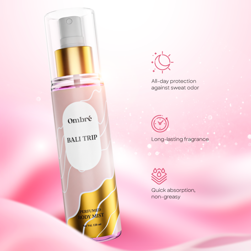 Ombre Perfumed Body Mist - Bali Trip 120ml - Image 7