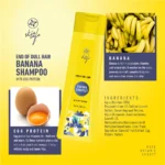 Skin Cafe End of Dull Hair Banana Shampoo with Egg Protein 250ml - Image 5