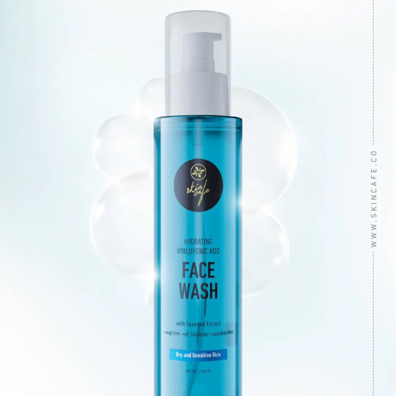 Skin Cafe Hydrating Hyaluronic Acid Face Wash with Seaweed Extract 140ml - Image 5