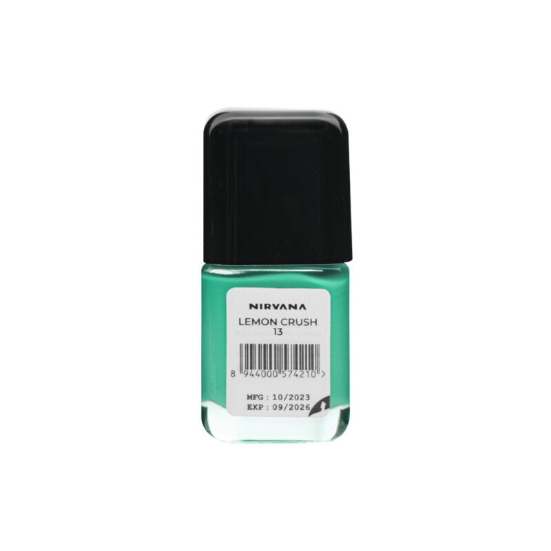 Updated-Nirvana-Nail-Enamel-Lemon-Crush-13-2 Nirvana Color Nail Enamel - Lemon Crush-13 8ml - Image 4