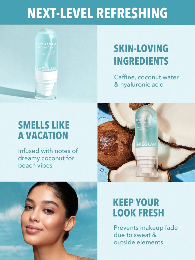 Sheglam Press Refresh Setting Spray- 55ml - Image 6