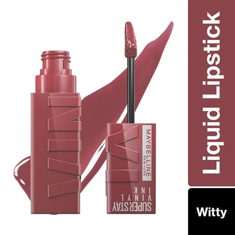 Maybelline-New-York-Super-Stay-Vinyl-Ink-Liquid-Lipstick-Witty1 Maybelline Super Stay Vinyl Ink Liquid Lipstick 40 - Witty - Image 1