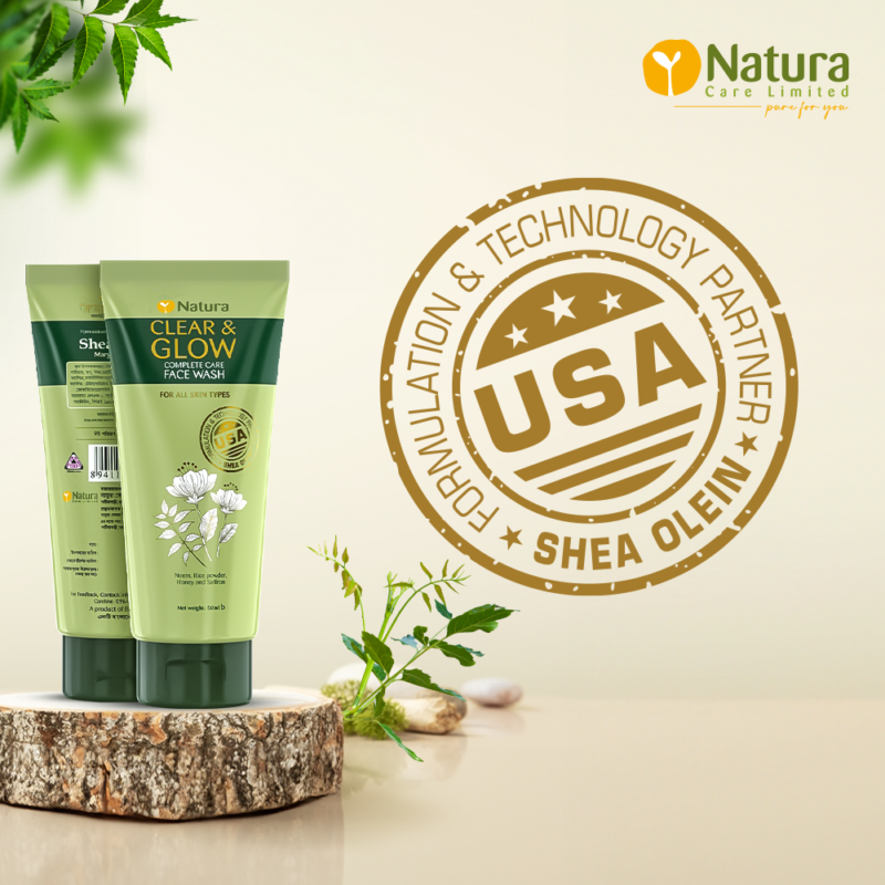 NaturaCare-For Shajgog Content - Face Wash - USA Natura Clear & Glow Face Wash 100ml - Image 4
