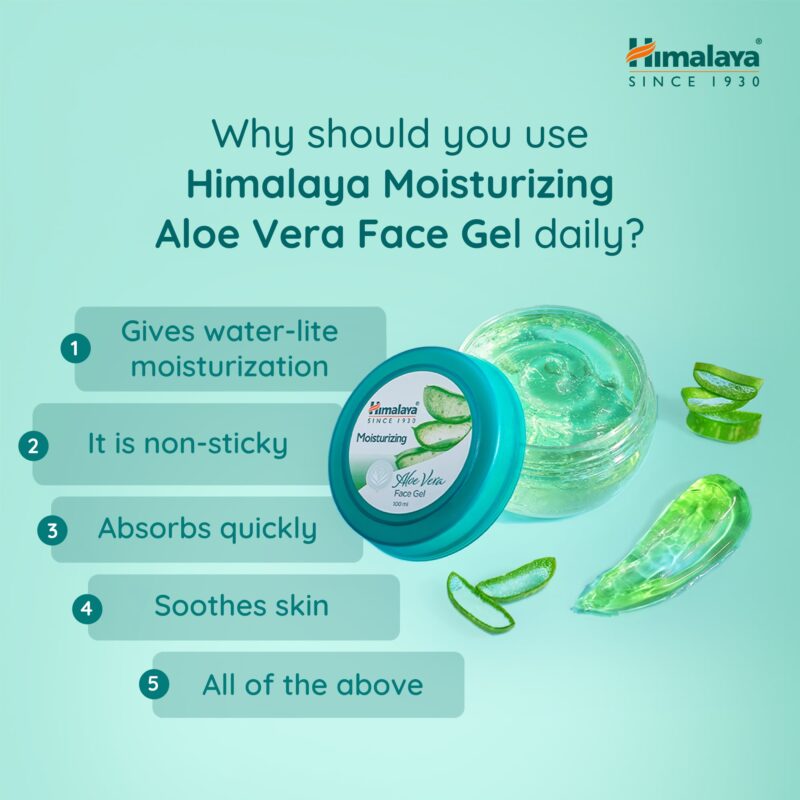 himalaya-moisturizing-aloe-vera-face-gel-100ml-3 Himalaya Moisturizing Alovera Face Gel-100ml - Image 2
