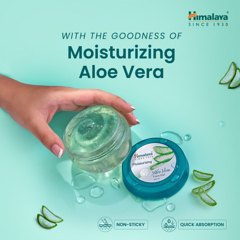 himalaya-moisturizing-aloe-vera-face-gel-100ml-4 Himalaya Moisturizing Alovera Face Gel-100ml - Image 3
