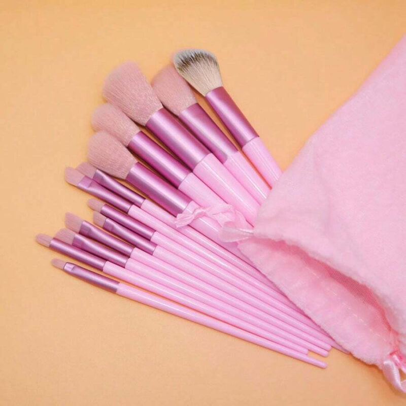 13pcs Makeup Brush Set -Pink