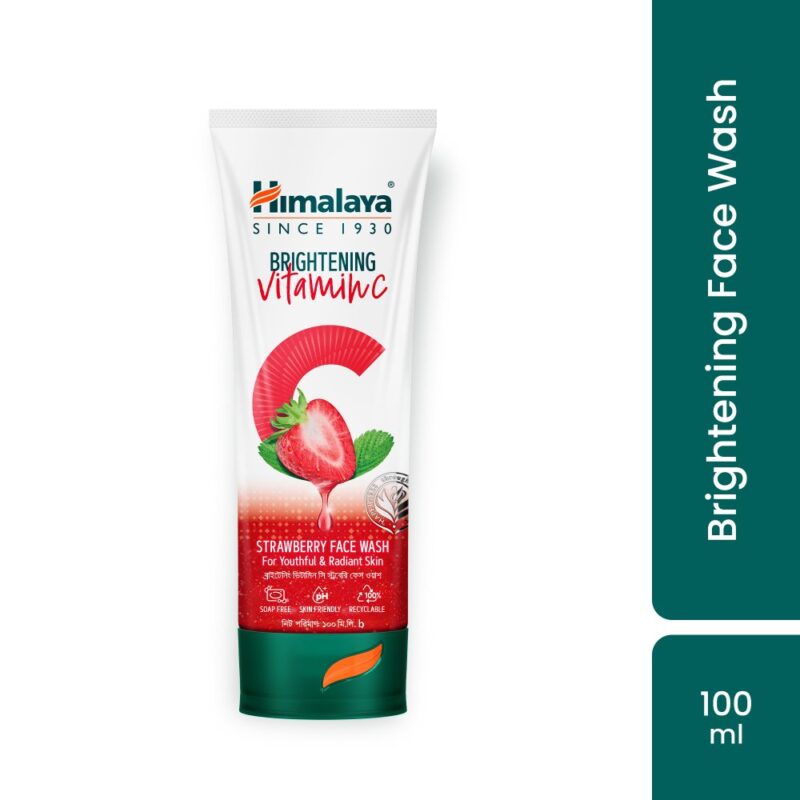 Himalaya Brightning Vitamin C Strawberry Face Wash-100ml - Image 2