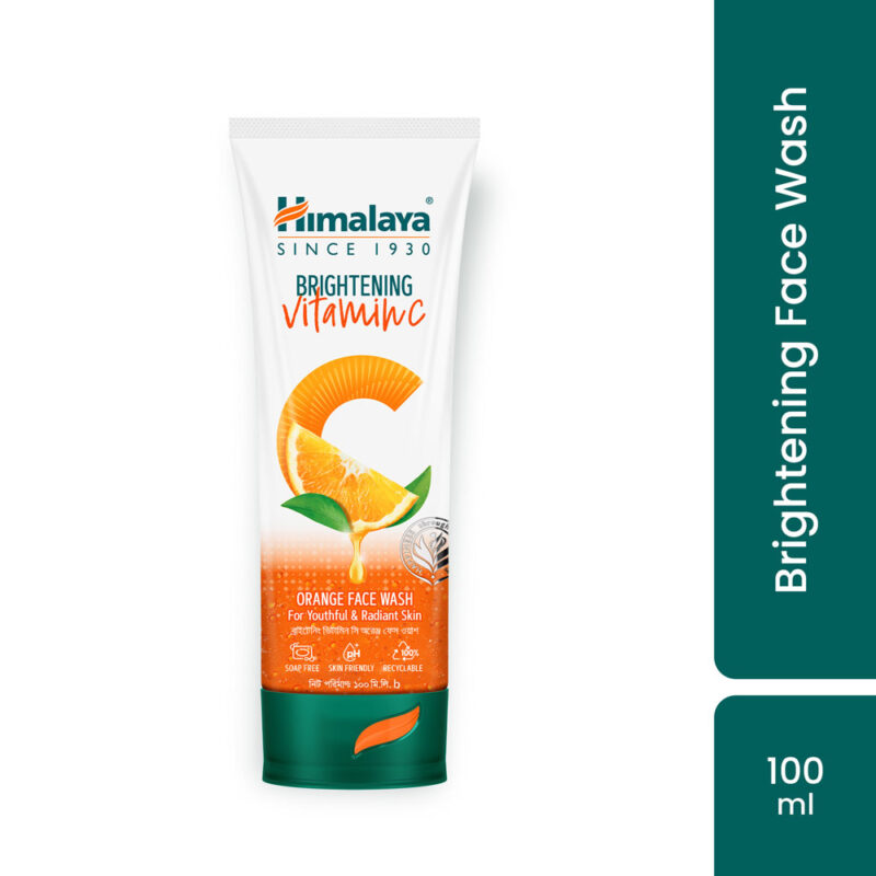 vit-c-face-wash-11 Himalaya Brightning Vitamin C Orange Face Wash-100ml - Image 2