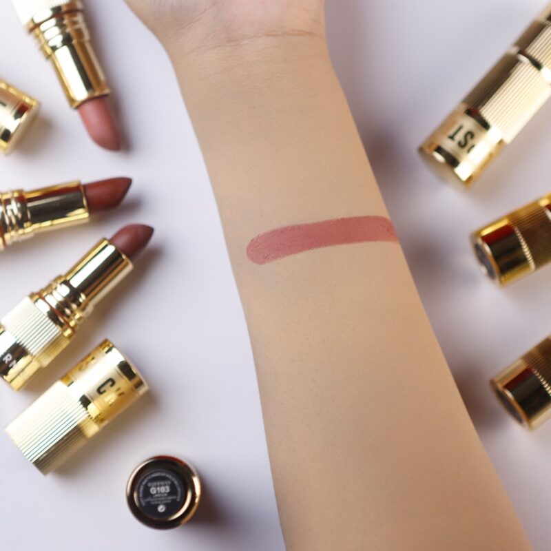 Guerniss-Soft-Burnt-Matte-Makeup-Holding-lipstick-C03 Guerniss Soft Burnt Matte Makeup Holding lipstick 3g – G103 - Image 2